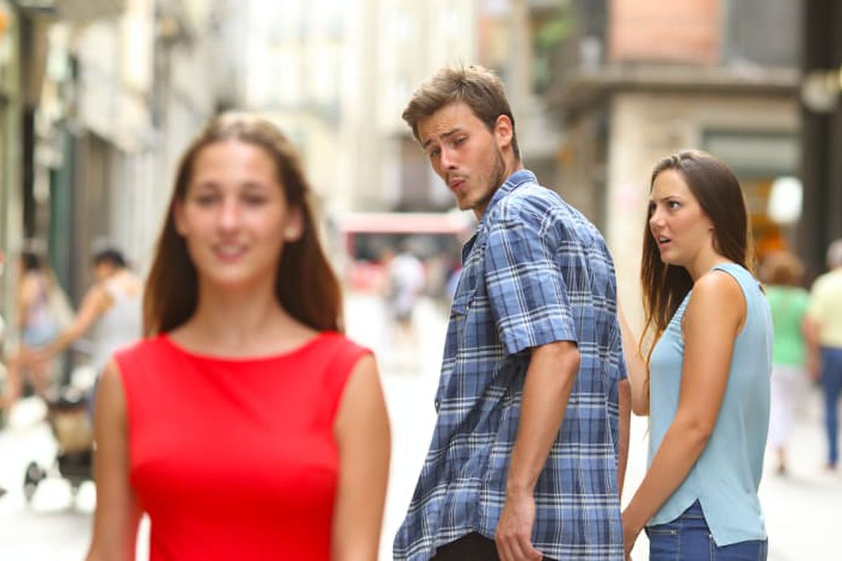 Distracted Boyfriend meme about Sip Herbals