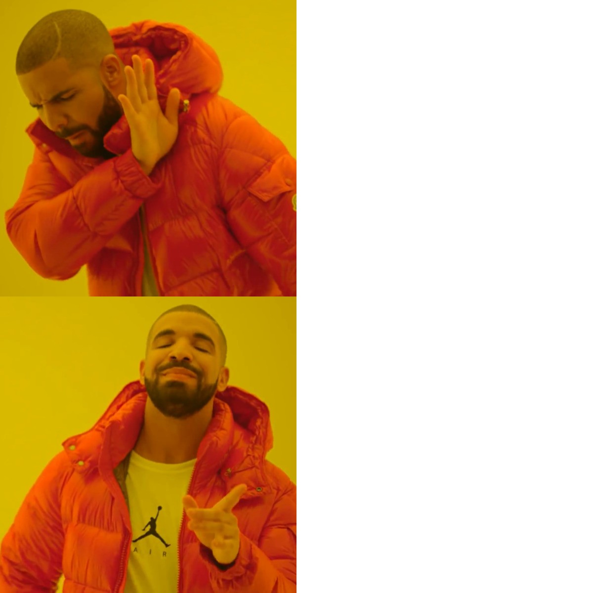 Drake Hotline Bling meme about Sip Herbals