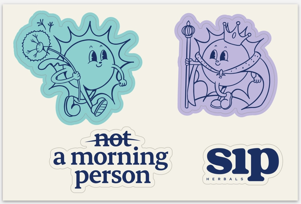 Sip Herbals stickers